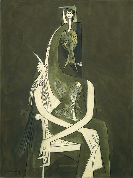 Femme assise [Mujer sentada], 1955