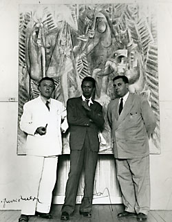 A. Breton, W. Lam, y P. Mabille, Haití, 1946
