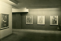 Exposición en la Pierre Matisse Gallery, Nueva York, 1942